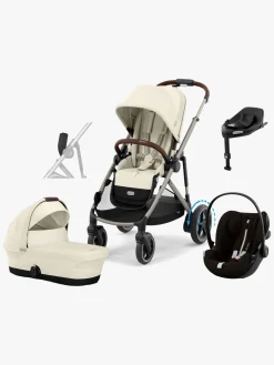 Cybex Duo- & Kombivogne-e-GAZELLE S Duovogn inkl. Cloud G i-Size Plus & Base, Seashelle Beige