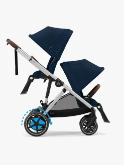 Klapvogne|Cybex e-GAZELLE S Klapvogn, Ocean Blue/Silver