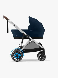 Klapvogne|Cybex e-GAZELLE S Klapvogn, Ocean Blue/Silver