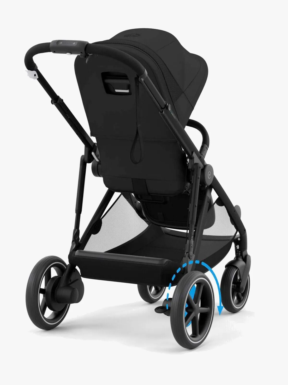 Klapvogne|Cybex e-GAZELLE S Klapvogn, Moon Black/Black