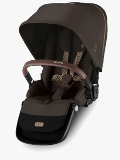 Cybex Søskendevogne-e-Gazelle S Søskendevogn inkl. Liggedel, Chocolate Brown/Taupe