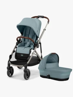 Duo- & Kombivogne|Cybex e-GAZELLE S Duovogn, Stormy Blue/Taupe