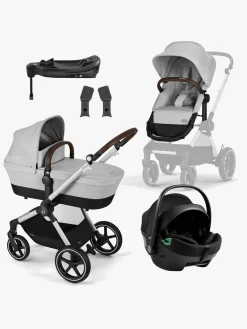 Cybex Duo- & Kombivogne-EOS Lux Duovogn inkl. Axkid GOKID Autostol Baby & Base, Lava Grey