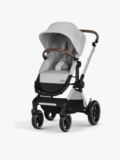 Duo- & Kombivogne|Cybex EOS Lux Duovogn, Silver/Lava Grey Grå