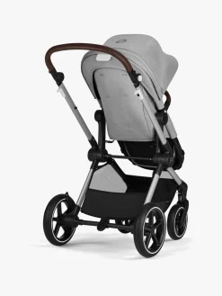 Duo- & Kombivogne|Cybex EOS Lux Duovogn, Silver/Lava Grey Grå