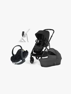 Vognpakker|Cybex GAZELLE S Duovogn inkl. BeSafe iZi Go Modular X2 i-Size Autostol Baby, Moon Black/Black