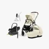 Vognpakker|Autostolspakker|Cybex GAZELLE S Duovogn inkl. Maxi-Cosi CabrioFix i-Size Autostol inkl. Base, Seashell Beige/Taupe