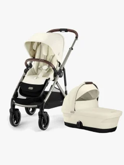 Cybex Duo- & Kombivogne-GAZELLE S Duovogn, Seashell Beige/Taupe