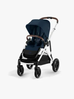 Cybex Tvillingevogne-GAZELLE S Tvillingevogn, Ocean Blue/Silver