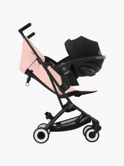 Rejseklapvogne|Cybex LIBELLE Klapvogn, Black/Candy Pink Lyserød