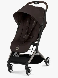 Rejseklapvogne|Cybex ORFEO Klapvogn, Taupe/Chocolate Brown Brun