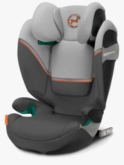 Cybex Autostolspakker-Solution S2 i-Fix Autostol inkl. Beemoo Deluxe Sædebeskytter, Lava Grey