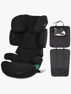Autostolspakker|Cybex Solution X i-Fix Autostol inkl. Beemoo 3-i-1 Sædebeskytter, Pure Black