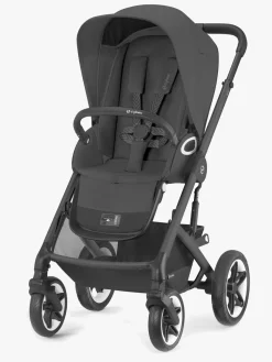 Vognpakker|Cybex TALOS S Lux Duovogn inkl. Beemoo Route i-Size Autostol Baby & ISOFIX Base, Moon Black/Mineral Grey