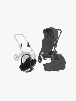 Autostole 0-13 Kg|Cybex TALOS S Lux Duovogn inkl. BeSafe iZi Go Modular X2 i-Size Autostol Baby, Moon Black/Black