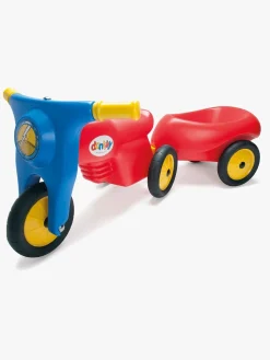 Pedal- & Gåbiler|Dantoy Motorcykel Gummihjul, Rød/Blå