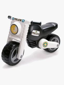 Pedal- & Gåbiler|Dantoy Motorcykel Politi, Sort/Hvid