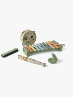Motorisk Legetøj|Dantoy Musiksæt Wooden In Gift Box