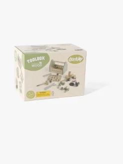 Rolleleg|Dantoy Værktøjskasse Wood In Gift Box