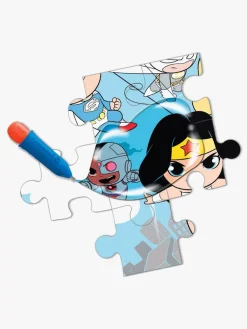 Spil & Puslespil|DCComics DC Comics Water Reveal Puslespil Super Friends 15 Brikker