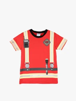 Kostumer & Udklædning|DenGodaFen Den Goda Fen Brandmand T-shirt