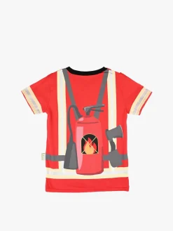 Kostumer & Udklædning|DenGodaFen Den Goda Fen Brandmand T-shirt