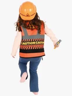 Kostumer & Udklædning|DenGodaFen Den Goda Fen Bygningsarbejdervest med Hjelm