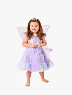 Kostumer & Udklædning|DenGodaFen Den Goda Fen Kostume Sommerfugl med Tilbehør, Lilla