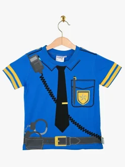 DenGodaFen Kostumer & Udklædning-Den Goda Fen Politi T-shirt