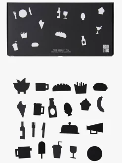 Interiør|DesignLetters Design Letters Madikoner til Opslagstavle 21 pcs, Sort