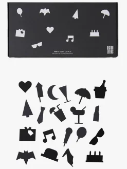 Børn DesignLetters Interiør-Design Letters Partyikoner til Opslagstavle 20 pcs, Sort