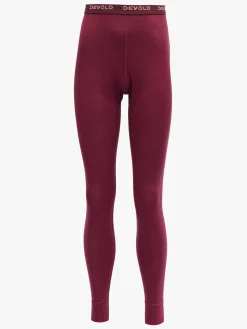 Undertøj|Uldtøj|Devold Breeze Junior Lange Underbukser, Beetroot