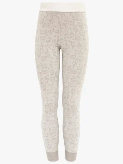 Børn Devold Undertøj|Uldtøj-DUO ACTIVE Lange Underbukser KID, Raw White