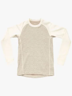 Børn Devold Undertøj|Uldtøj-Duo Active Merino Skiundertrøje Jr, Raw White