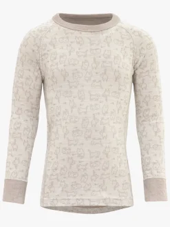 Undertøj|Uldtøj|Devold DUO ACTIVE Skiundertrøje Merinould Kid, Raw White