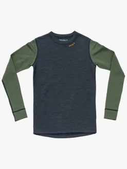 Undertøj|Uldtøj|Devold Expedition Merino Skiundertrøje Jr, Night/Forest