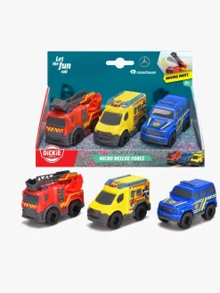 Legetøjsbiler & -Fartøjer|DickieToys Dickie Toys Mini Redningskøretøjer 3-pak
