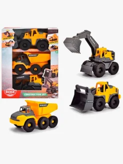 Børn DickieToys Legetøj Til Børn På 0-10 År|Legetøjsbiler & -Fartøjer-Dickie Toys Volvo Byggekøretøjerer 3-Pak