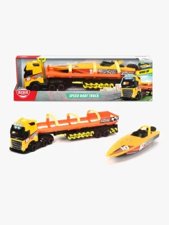 Legetøjsbiler & -Fartøjer|DickieToys Dickie Volvo Sea Race Lastbil Sort/Orange/Gul