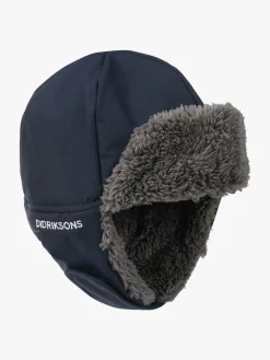 Tilbehør|Vintertøj|Didriksons Biggles Hue, Navy Blå