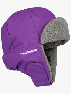 Tilbehør|Vintertøj|Didriksons Biggles Hue, Royal Purple Lilla