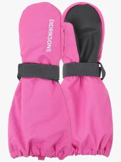 Tilbehør|Vintertøj|Didriksons Biggles Vanter, Sweet Pink Lyserød/Sort