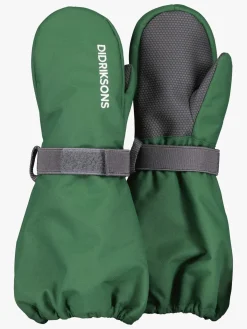 Tilbehør|Vintertøj|Didriksons Biggles Vanter, Pine Green Grøn/Grå