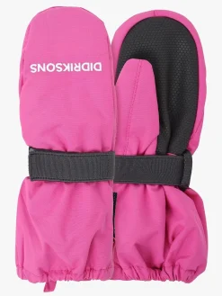 Børn Didriksons Tilbehør|Vintertøj-Biggles Zip Vanter, Sweet Pink