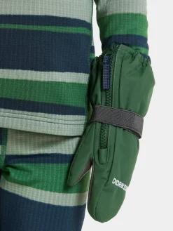 Tilbehør|Vintertøj|Didriksons Biggles Zip Vanter, Pine Green