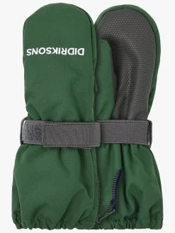 Tilbehør|Vintertøj|Didriksons Biggles Zip Vanter, Pine Green