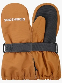 Tilbehør|Vintertøj|Didriksons Biggles Zip Vanter, Almond Tree