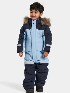 Børn Didriksons Overtøj-Bjärven Flyverdragt, Cloud Blue