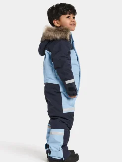 Børn Didriksons Overtøj-Bjärven Flyverdragt, Cloud Blue