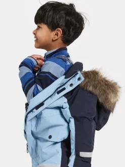 Børn Didriksons Overtøj-Bjärven Flyverdragt, Cloud Blue